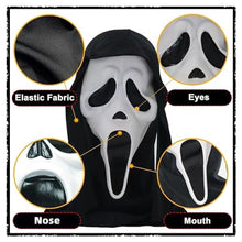 Load image into Gallery viewer, Halloween Mask Halloween Ghost Head Face Mask Novelty Scary Skull Full Head Masque for Masquerade Party Carnival Fancy Cosplay Party Halloween Decoration