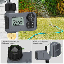 Load image into Gallery viewer, Cowin Sprinkler Timer, Outdoor Garden Hose Faucet Timers with Rain Delay/Manual/Automatic Watering System, Digital Irrigation Timer for Yard, 1 Outlet, Gray