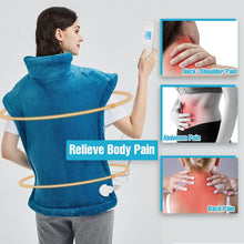 Load image into Gallery viewer, Heating Pad for Back Electric Heat Pads 24" x33'' Heating Vest 6 Heating Levels Fast Heating Pads for Neck and Shoulders Relaxing Birthday Gifts