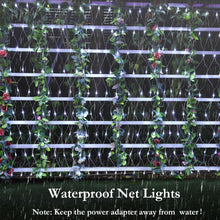 Load image into Gallery viewer, 12ft x 5ft 360 LED White Christmas Net Lights,8 Modes Bush Mesh Lights Connectable,with Timer Waterproof for Christmas Indoor Outdoor Holiday Lighting Decorations