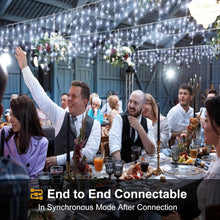 Load image into Gallery viewer, 360 LED Christmas Icicle Lights, 29.5 FT 8 Modes Curtain Fairy Icicle String Lights with 60 Drops, Led Christmas Twinkle Lights for Holiday, Party, Wedding, Eaves, Christmas Decorations, White