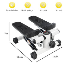 Load image into Gallery viewer, COWIN Stair Stepper for Exercises Home Mini Stepper with Resistance Bands 330lbs Weight Black