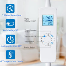 Load image into Gallery viewer, Heating Pad for Back Neck and Shoulders 24" x33'' Heating Vest 6 Heating Levels Fast for Relaxing Birthday Gifts