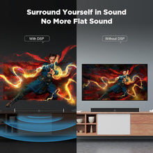 Load image into Gallery viewer, COWIN Sound Bar for TV Speaker Soundbar Bluetooth & Wired 2-in-1 Detachable Wall Mountable Home Audio Theater (BT5.0/Optical/AUX/Remote) 32 inch