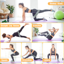 Load image into Gallery viewer, Resistance Bands for Legs and Butt Exercise Bands - Non Slip Elastic Booty Bands, 3 Levels Workout Bands Women Sports Fitness Band for Squat Glute Hip Training