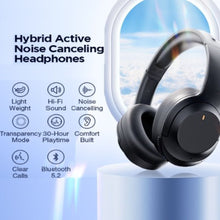 Load image into Gallery viewer, COWIN Active Noise Canceling Headphones, Headband Wireless Bluetooth Headset with ENC Mic, Perfect Bass, BT5.4, Black