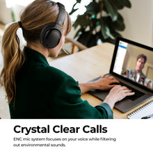 Load image into Gallery viewer, Funsmile Bluetooth Headphones Active Noise Cancelling Headphones Wireless over Ear Deep Bass Travel Case 30H Playtime for Home Office