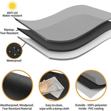 Load image into Gallery viewer, Grill Cover, 58 inch BBQ Gas Grill Cover Waterproof Weather Resistant, Dustproof , Fade Resistant, UV Resistant Material for Char-Broil Grills, Black