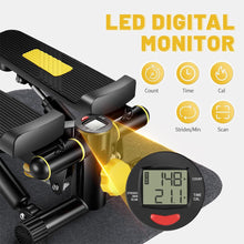 Load image into Gallery viewer, COWIN Stair Stepper for Exercises Home Mini Stepper with Resistance Bands 330lbs Weight Yellow