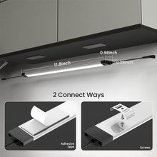 Load image into Gallery viewer, Kibhous 6 Pcs LED Under Cabinet Lights Rigid Bar Kit, Can Plugged or Directly Connected to an LED Driver, Super Bright Connectable Lighting Strip Suitable for Kitchen Cabinets, Counters, Cold White
