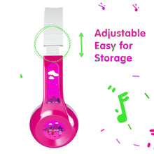 Load image into Gallery viewer, Funsmile Kids Headphones Wired Headphones for Kids with 3.5 MM Foldable On-Ear Headse Kids Headphones for Smartphone Tablet Computer MP3 / 4 Pink