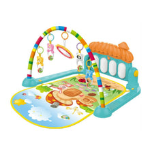 Load image into Gallery viewer, Baby Play Mat for Infant with Music and Mirror, Newborn Piano Activity Center Toys Gym Floor Playmat for Boys Girls