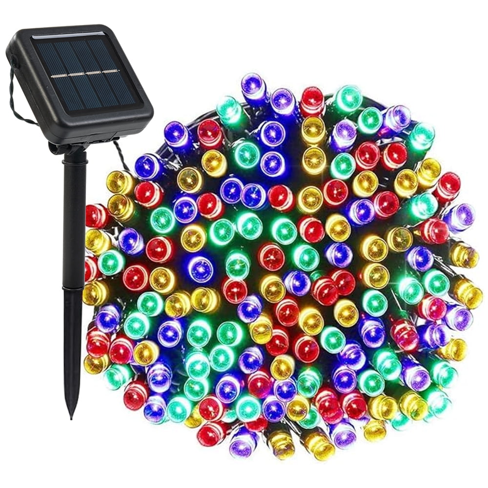 200 LED Solar String Lights for Outside, 75ft 8 Modes Solar Christmas Lights Waterproof Solar Fairy Lights for Outdoor & Indoor Decoration, Multicolor