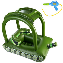 Load image into Gallery viewer, Funsmile Tank Pool Floats Inflatable Tank Pool Float with Canopy Kids Sunshade Tank Pool Floats Summer Fun Pool Beach Lake Game for kids