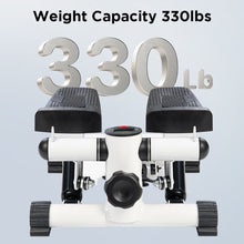 Load image into Gallery viewer, COWIN Stair Stepper for Exercises Home Mini Stepper with Resistance Bands 330lbs Weight Black