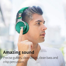 Load image into Gallery viewer, COWIN Bluetooth Noise-Canceling Over-Ear Headphones, Green, e7anc