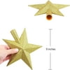 Load image into Gallery viewer, Funsmile Christmas Star Tree Topper Gold 9 inch Glittered Bethlehem Star Treetop for Holiday Ornamen Home Decor