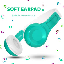 Load image into Gallery viewer, Funsmile Kids Headphones Wired Headphones for Kids with 3.5 MM Foldable On-Ear Headse Kids Headphones for Smartphone Tablet Computer MP3 / 4 Green