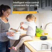 Load image into Gallery viewer, Kibhous 6 Pcs LED Under Cabinet Lights Rigid Bar Kit, Can Plugged or Directly Connected to an LED Driver, Super Bright Connectable Lighting Strip Suitable for Kitchen Cabinets, Counters, Cold White