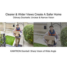 Load image into Gallery viewer, WiFi Video Doorbell Camera Wireless Doorbell Camera 1080P HD PIR Motion Detection 2-Way Audio Night Vision IP65 Waterproof