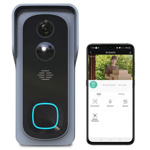 Load image into Gallery viewer, WiFi Video Doorbell Camera Wireless Doorbell Camera 1080P HD PIR Motion Detection 2-Way Audio Night Vision IP65 Waterproof