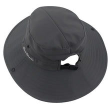 Load image into Gallery viewer, Women's Ponytail Sun Hat Protection Foldable Mesh Wide Brim Beach Adjustable Fishing Hat, Grey