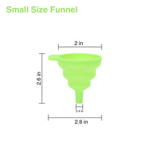 Load image into Gallery viewer, Kitchen Funnel Set Silicone Collapsible Foldable Funnel Kitchen Gadgets Canning Food Funnel for Wide Mouth Jar Large Medium Small 4 Pack