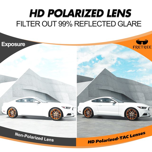 Sunglasses Polarized Rimless Sports Cycling Sunglasses for Running Golf Fishing Hiking Baseball Black