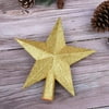 Load image into Gallery viewer, Funsmile Christmas Star Tree Topper Gold 9 inch Glittered Bethlehem Star Treetop for Holiday Ornamen Home Decor
