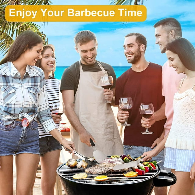 Swtroom Griddle Accessories Kit, 14Pcs BBQ Griddle Kit, Flat Top Grill Accessories for Outdoor Grill, Professional BBQ Grill Tools Set for Outdoor BBQ & Teppanyaki and Camping