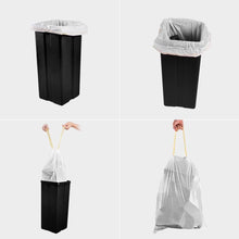 Load image into Gallery viewer, Trash Bags, Garbage Bag 13 Gallon Large Kitchen Drawstring Strong Bag, 5 Rolls/115 Pieces, White
