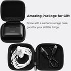 KY02 True Wireless Earbuds Bluetooth Headphones Touch Control IPX5 Waterproof Stereo Extra Bass Earphones Built-in Mic Headset with Charging Case Black