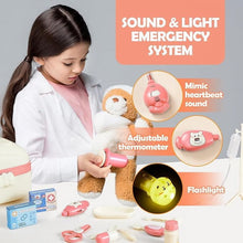 Load image into Gallery viewer, Doctor Kit Set Pretend Play Doctor Kit 31 Pieces Doctor Playset Gift for Toddlers Ages 3+
