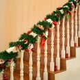 50FT Christmas Garland for Christmas Decoration, Non-Lit Soft Green Unlit Artificial Greenery Garland for Outdoor Or Indoor Decor, Artificial Christmas Twist Garland for Wedding Party Decoration