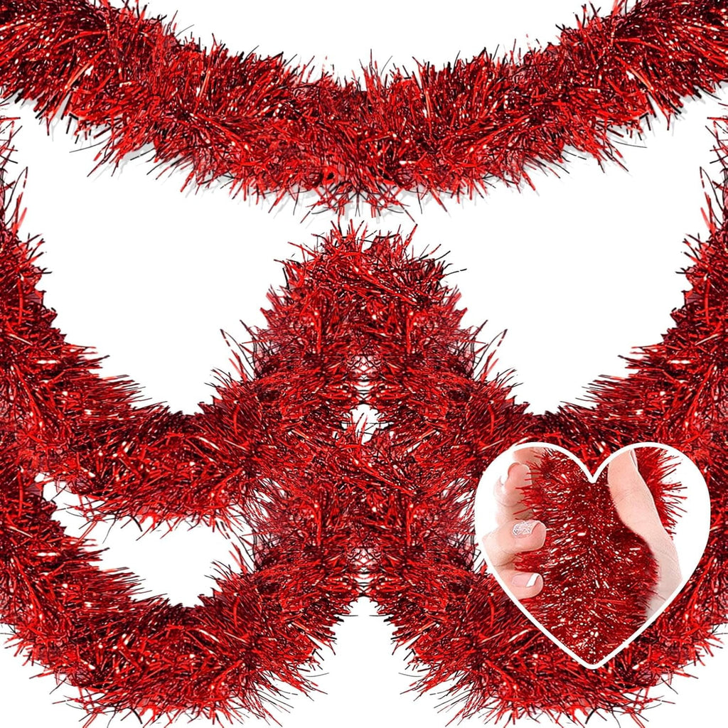50FT Garland Red
