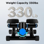 COWIN Stair Stepper for Exercises Home Mini Stepper with Resistance Bands 330lbs Weight