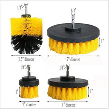 Load image into Gallery viewer, Power Scrubber Drill Brush Bathroom Cleaning Kit, with Pad Sponge and Extend Attachment, 12 Pcs Drill Brush Attachment Set, for Cleaning - Bathroom, Kitchen
