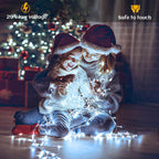 360 LED Christmas Icicle Lights, 29.5 FT 8 Modes Curtain Fairy Icicle String Lights with 60 Drops, Led Christmas Twinkle Lights for Holiday, Party, Wedding, Eaves, Christmas Decorations, White