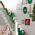 Maraawa 25-Foot Christmas Garland With Multi Lights - Perfect For Indoor Outdoor Fireplace Xmas Decoration, Or Christmas Decorations Tree - Pre-Lit Soft Artificial Christmas Garland