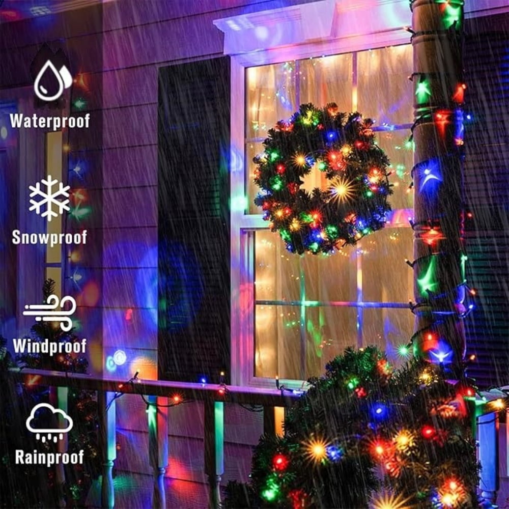 200 LED Solar String Lights for Outside, 75ft 8 Modes Solar Christmas Lights Waterproof Solar Fairy Lights for Outdoor & Indoor Decoration, Multicolor