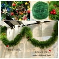 50FT Christmas Garland for Christmas Decoration, Non-Lit Soft Green Unlit Artificial Greenery Garland for Outdoor Or Indoor Decor, Artificial Christmas Twist Garland for Wedding Party Decoration