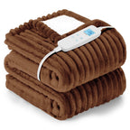 Electric Heated Blanket - 62"x84" Heating Blanket with 4 hours Auto-off, 6 Level Over-heat Protection, Soft Flannel, Electric Blanket ETL/FCC Certification