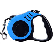 Load image into Gallery viewer, Retractable Dog Leash 16ft Heavy Duty Pet Walking Leash with Anti-Slip Handle Hand Brake Blue
