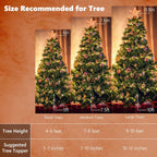 Christmas Tree Topper Lights,7.6"Star Tree Topper with 20 modes,Color Changing Treetop,Outdoor Indoor Fairy Light With Remote Control,RGB Tree Topper for Holiday or Home Decor