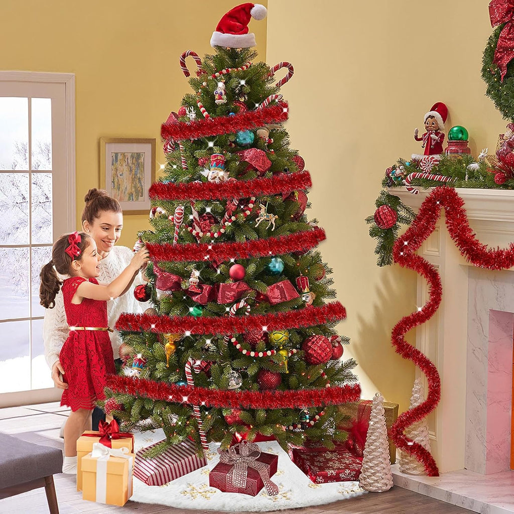 50FT Garland Red