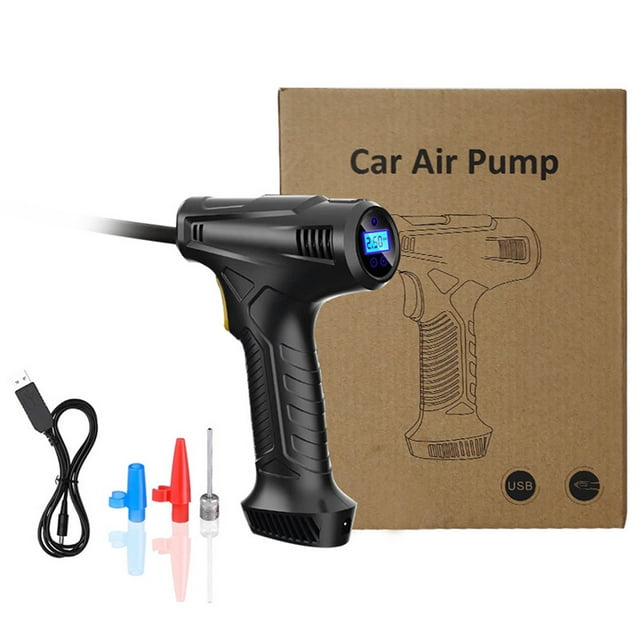 Swtroom Tire Inflator Portable Air Compressor, 150 PSI Car Tire Pump with Digital LED Light DC 12V Electric Car Air Pump for Car Tires and Other Inflatables