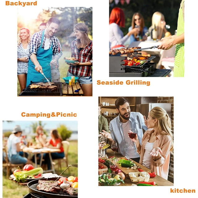Swtroom Griddle Accessories Kit, 14Pcs BBQ Griddle Kit, Flat Top Grill Accessories for Outdoor Grill, Professional BBQ Grill Tools Set for Outdoor BBQ & Teppanyaki and Camping
