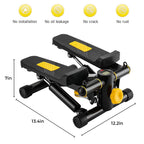 COWIN Stair Stepper for Exercises Home Mini Stepper with Resistance Bands 330lbs Weight Yellow