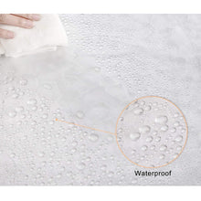 Load image into Gallery viewer, EVA Shower Curtain Liner Waterproof 3D Water Cube Clear Bathroom Shower Curtains 78&quot; x 72&quot; No Chemical Smell Extra Long for Shower Stall Bathtubs
