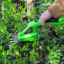 Load image into Gallery viewer, Cowin Cordless Grass Shear, 2-in-1 Electric Cordless Hedge Trimmer, Green
